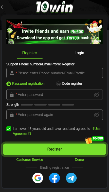 10win game download and register
